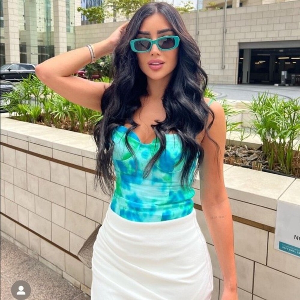 ZARA SATIN EFFECT BUSTIER BODYSUIT